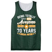 Being Totally Awesome Since 1955 70 Years Birthday Special Edition Mesh Reversible Basketball Jersey Tank