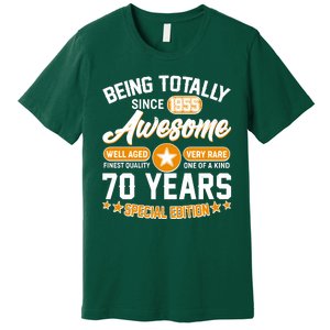 Being Totally Awesome Since 1955 70 Years Birthday Special Edition Premium T-Shirt