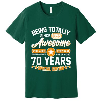 Being Totally Awesome Since 1955 70 Years Birthday Special Edition Premium T-Shirt