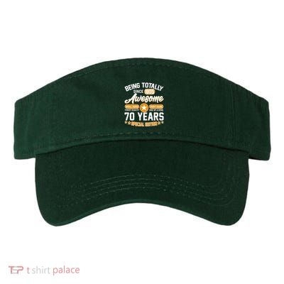 Being Totally Awesome Since 1955 70 Years Birthday Special Edition Visor