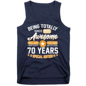 Being Totally Awesome Since 1955 70 Years Birthday Special Edition Tank Top