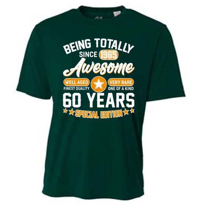 Being Totally Awesome Since 1965 60 Years Birthday Special Edition Cooling Performance Crew T-Shirt