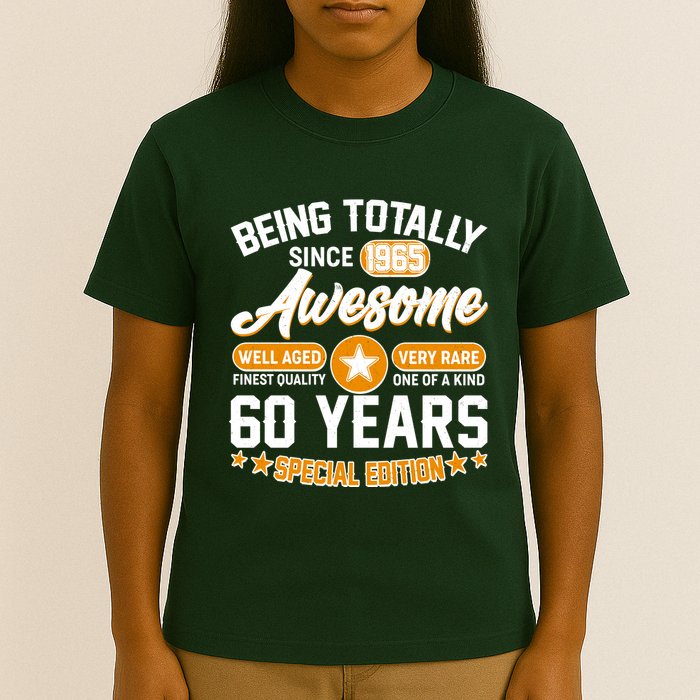 Being Totally Awesome Since 1965 60 Years Birthday Special Edition T-Shirt