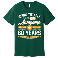 Being Totally Awesome Since 1965 60 Years Birthday Special Edition Premium T-Shirt