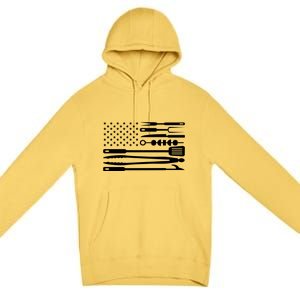 BBQ Tools American Flag Premium Pullover Hoodie