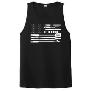 BBQ Tools American Flag PosiCharge Competitor Tank