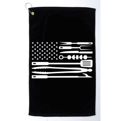 BBQ Tools American Flag Golf Towel