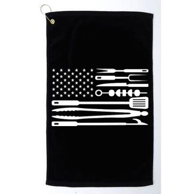 BBQ Tools American Flag Platinum Collection Golf Towel