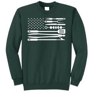 BBQ Tools American Flag Sweatshirt