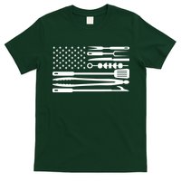 BBQ Tools American Flag T-Shirt