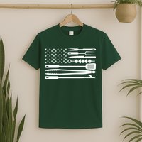 BBQ Tools American Flag T-Shirt