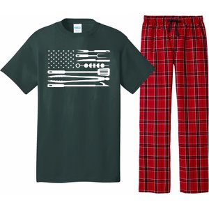 BBQ Tools American Flag Pajama Set