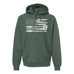 BBQ Tools American Flag Premium Hoodie