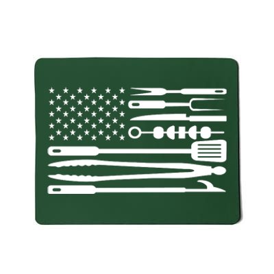 BBQ Tools American Flag Mousepad