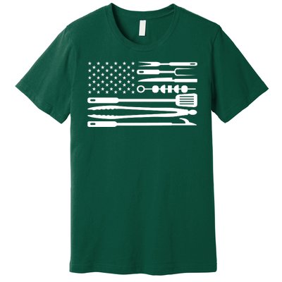 BBQ Tools American Flag Premium T-Shirt