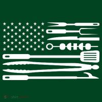 BBQ Tools American Flag Visor
