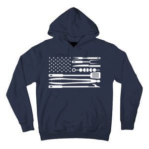 BBQ Tools American Flag Tall Hoodie