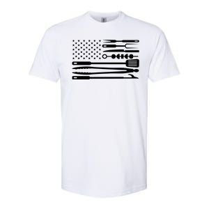 BBQ Tools American Flag Softstyle CVC T-Shirt