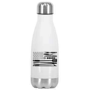 BBQ Tools American Flag Stainless Steel Insulated Water Bottle