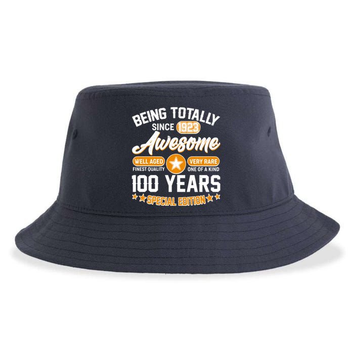 Being Totally Awesome Special Edition Since 1923 100 Years Birthday Sustainable Bucket Hat