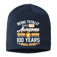 Being Totally Awesome Special Edition Since 1923 100 Years Birthday Sustainable Beanie