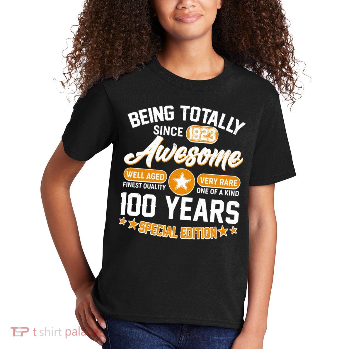 Being Totally Awesome Special Edition Since 1923 100 Years Birthday Kids T-Shirt