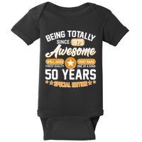 Being Totally Awesome Since 1975 50 Years Birthday Special Edition Baby Bodysuit