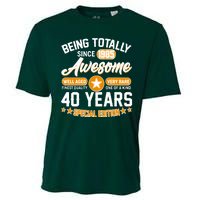 Being Totally Awesome Since 1985 40 Years Birthday Special Edition Cooling Performance Crew T-Shirt