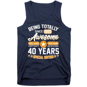 Being Totally Awesome Since 1985 40 Years Birthday Special Edition Tank Top