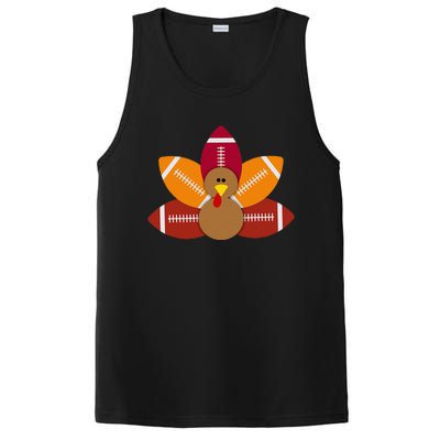 Baby Turkey And Football Balls Sport Lovers PosiCharge Competitor Tank