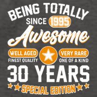 Being Totally Awesome Since 1995 30 Years Birthday Special Edition Vector Backpack