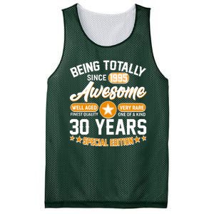 Being Totally Awesome Since 1995 30 Years Birthday Special Edition Mesh Reversible Basketball Jersey Tank