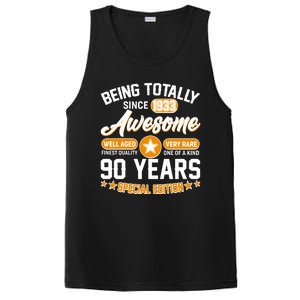 Being Totally Awesome Special Edition Since 1933 90 Years Birthday PosiCharge Competitor Tank