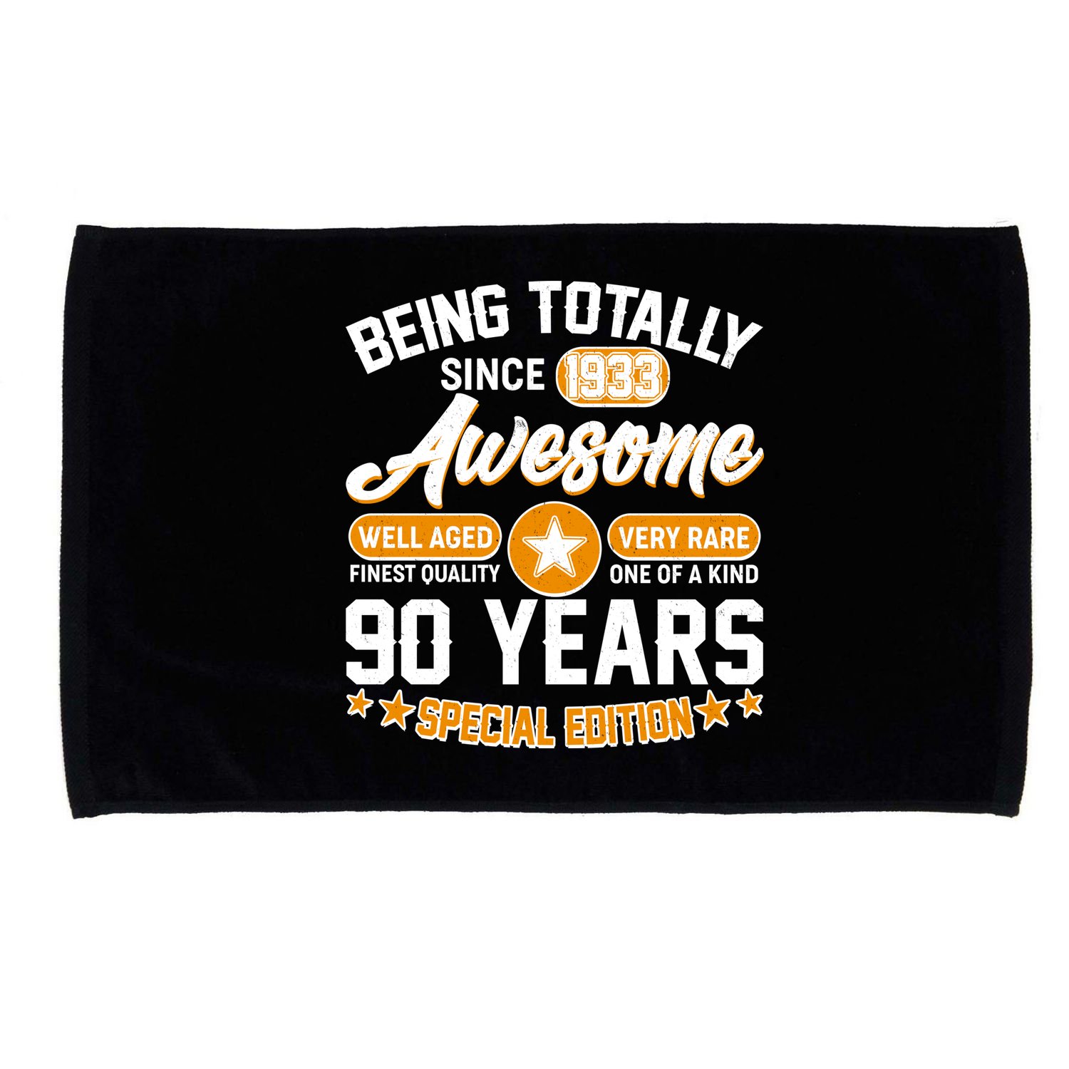 Being Totally Awesome Special Edition Since 1933 90 Years Birthday Microfiber Hand Towel