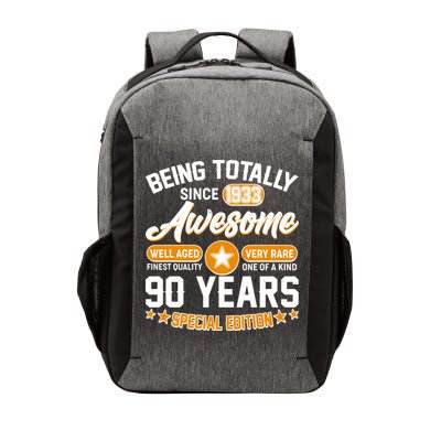Being Totally Awesome Special Edition Since 1933 90 Years Birthday Vector Backpack