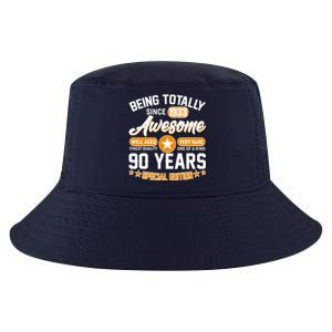 Being Totally Awesome Special Edition Since 1933 90 Years Birthday Cool Comfort Performance Bucket Hat