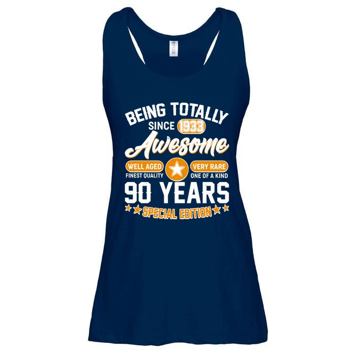 Being Totally Awesome Special Edition Since 1933 90 Years Birthday Ladies Essential Flowy Tank