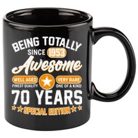 Being Totally Awesome Special Edition Since 1953 70 Years Birthday 11oz C Handle Ceramic Mug