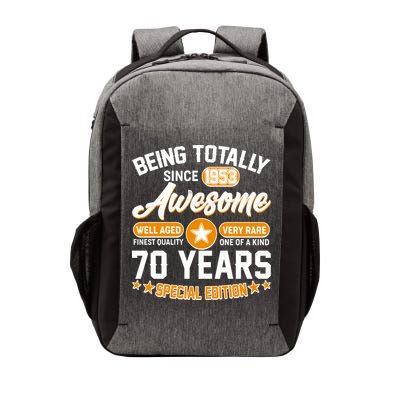 Being Totally Awesome Special Edition Since 1953 70 Years Birthday Vector Backpack