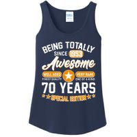 Being Totally Awesome Special Edition Since 1953 70 Years Birthday Ladies Essential Tank