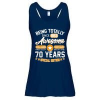 Being Totally Awesome Special Edition Since 1953 70 Years Birthday Ladies Essential Flowy Tank