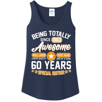 Being Totally Awesome Special Edition Since 1963 60 Years Birthday Ladies Essential Tank