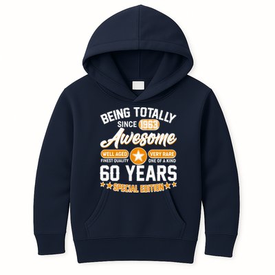 Being Totally Awesome Special Edition Since 1963 60 Years Birthday Kids Hoodie