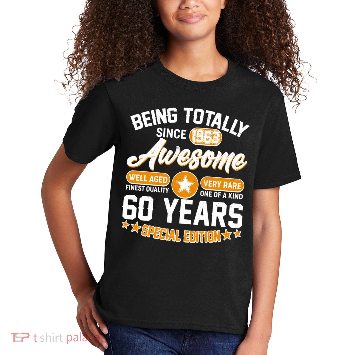 Being Totally Awesome Special Edition Since 1963 60 Years Birthday Kids T-Shirt