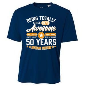 Being Totally Awesome Special Edition Since 1973 50 Years Birthday Cooling Performance Crew T-Shirt