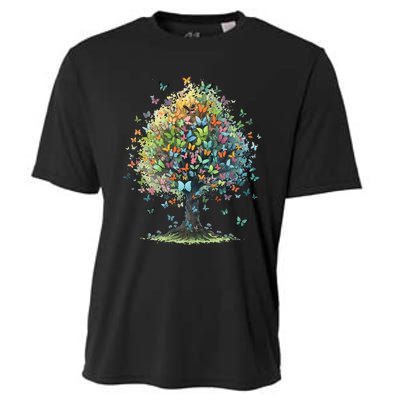 Butterfly Tree Aesthetics Butterflies Beautiful Aesthetics Cooling Performance Crew T-Shirt