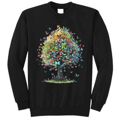 Butterfly Tree Aesthetics Butterflies Beautiful Aesthetics Sweatshirt