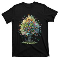 Butterfly Tree Aesthetics Butterflies Beautiful Aesthetics T-Shirt