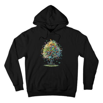 Butterfly Tree Aesthetics Butterflies Beautiful Aesthetics Tall Hoodie