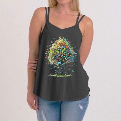 Butterfly Tree Aesthetics Butterflies Beautiful Aesthetics Women's Strappy Tank